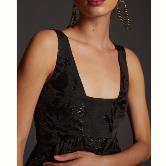 Anthropologie Maeve Jacquard Mini Dress - Picture 2 of 10